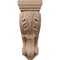 Ekena Millwork 5"W x 7"D x 14"H Large Traditional Acanthus Corbel, Mahogany CORW05X07X14TAGM - alternate 3